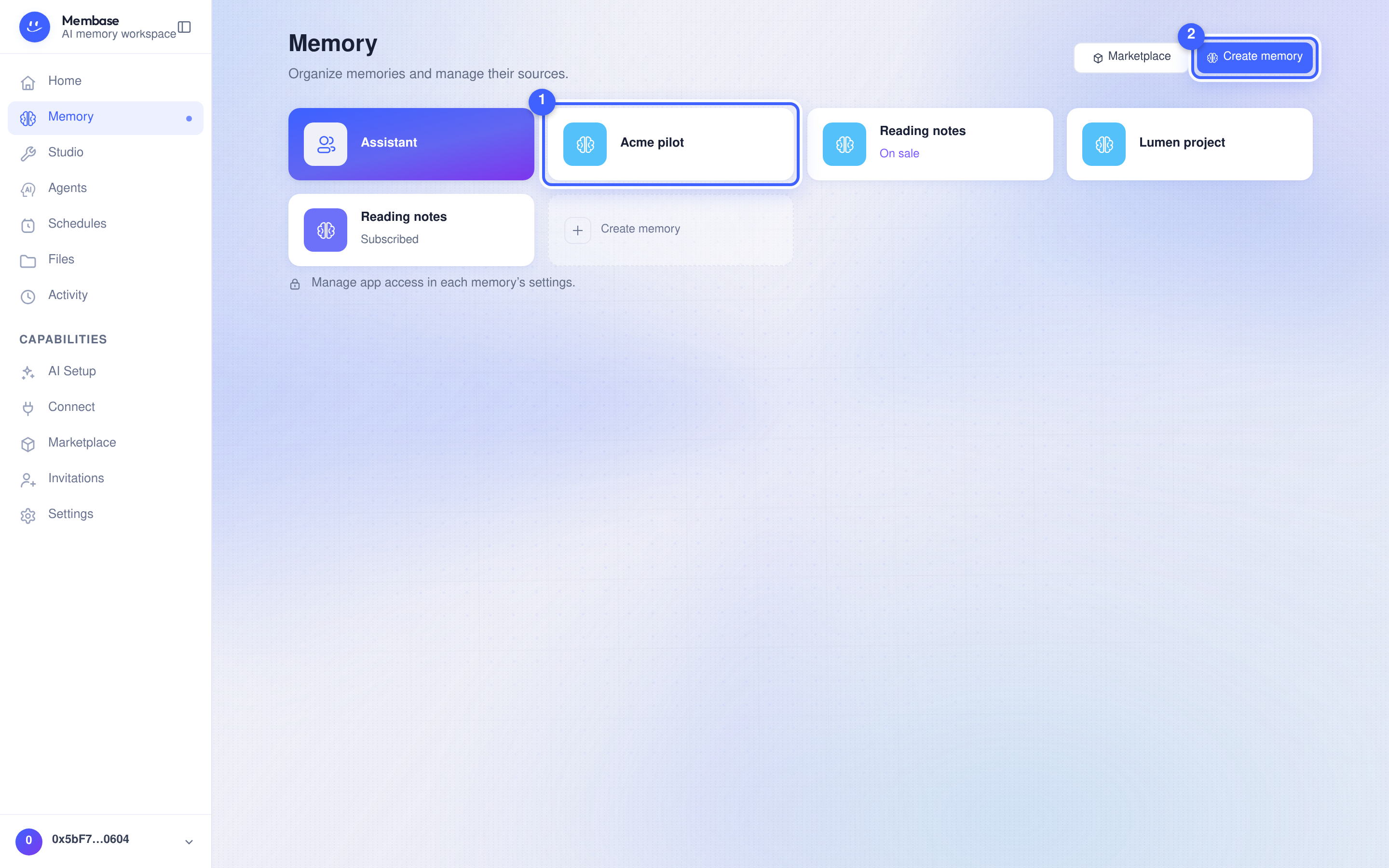 Memory home